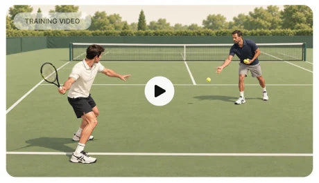 Training video: slow-feed forehands
